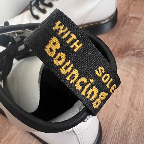White Dr Martens Boots - Picture 4 of 6